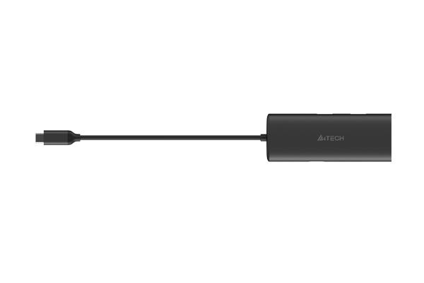 Docking station A4Tech DST-80C, USB Type-C, HDMI 4K, Power Delivery 100W, gri