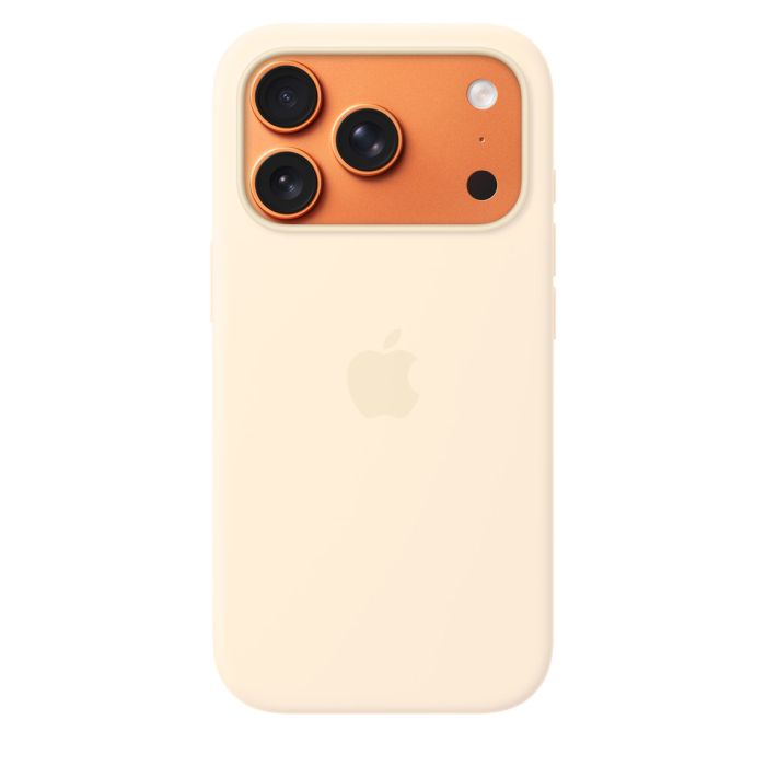 Apple iPhone 17 Pro Silicone Case with MagSafe, Vanilla (SEASONAL)