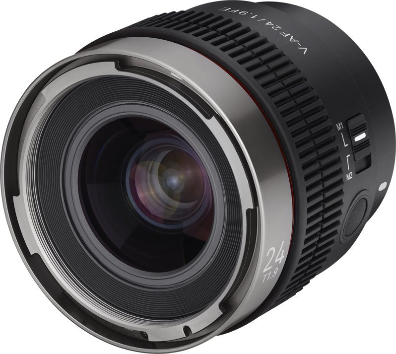 Objektiv Samyang V-AF 24mm T1.9, Sony FE, autofokus, i zi
