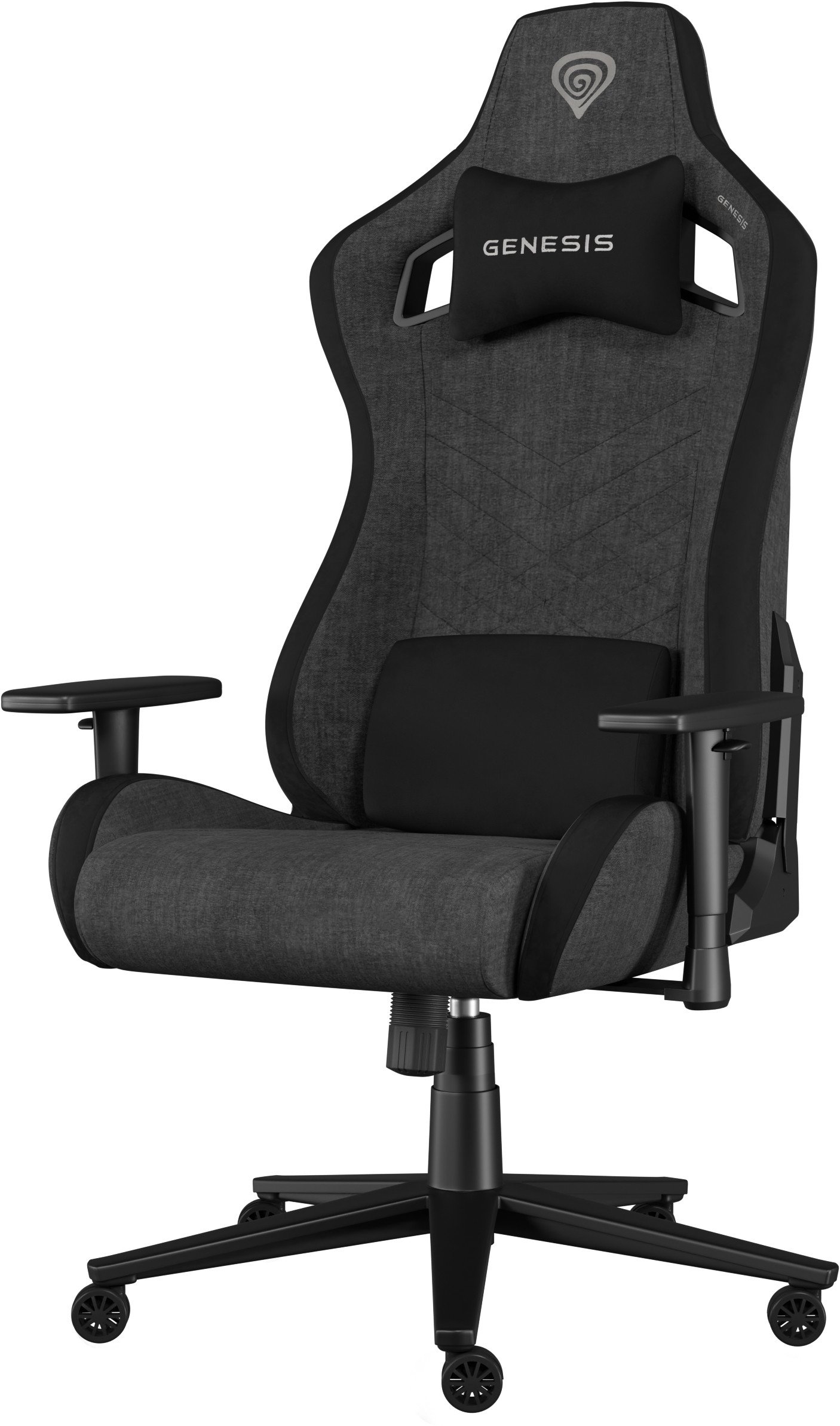 Karrige gaming Genesis Nitro 660, material tekstil, deri 150kg, e zezë gri