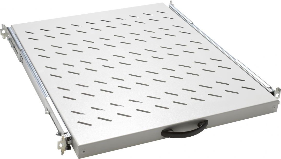 Rafth rrëshqitës për kabinet 19" LevelOne Equip 280604 EZVS-19-1-80-G, 1U, 80 cm, gri
