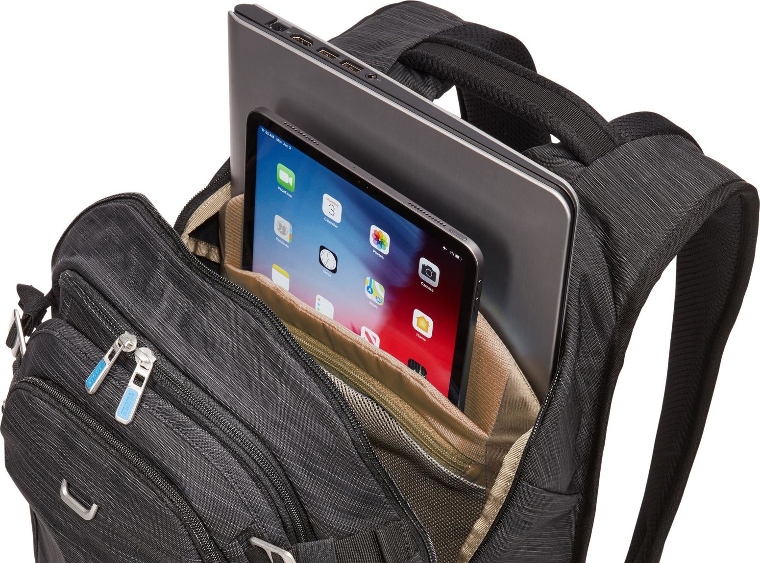 Çantë shpine Thule Construct CONBP-116, najlon, 16", e zezë