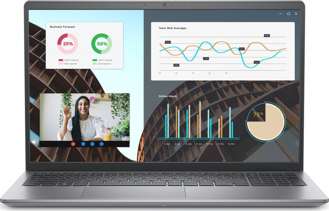 Laptop Dell Vostro 3530, 15.6", intel Core i5-1335U, 16GB RAM, 512GB SSD, Intel Iris Xe Integrated Graphics, alumini