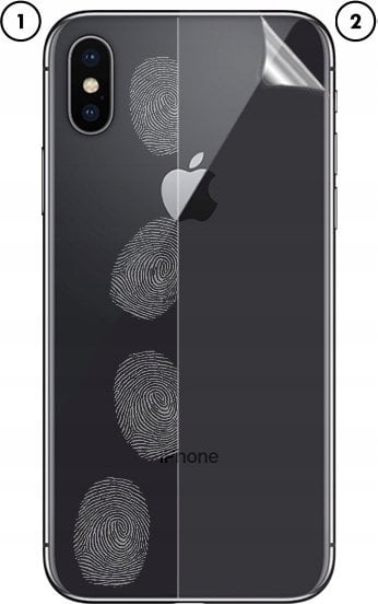 Folje mbrojtëse Grizz SatinSkin për Samsung Galaxy A25, pjesa e pasme, transparente