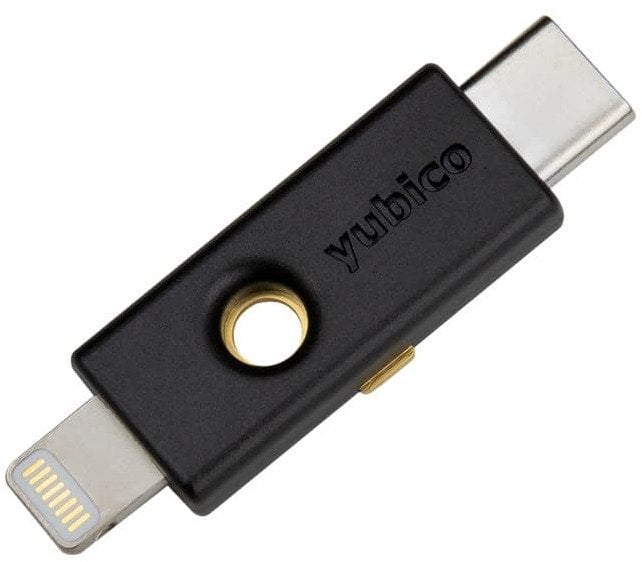 Çelës sigurie Yubico YubiKey 5Ci, USB C, Lightning, i zi