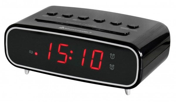 Radio alarm Soundmaster UR111SW, FM PLL, funksion alarmi, e zezë