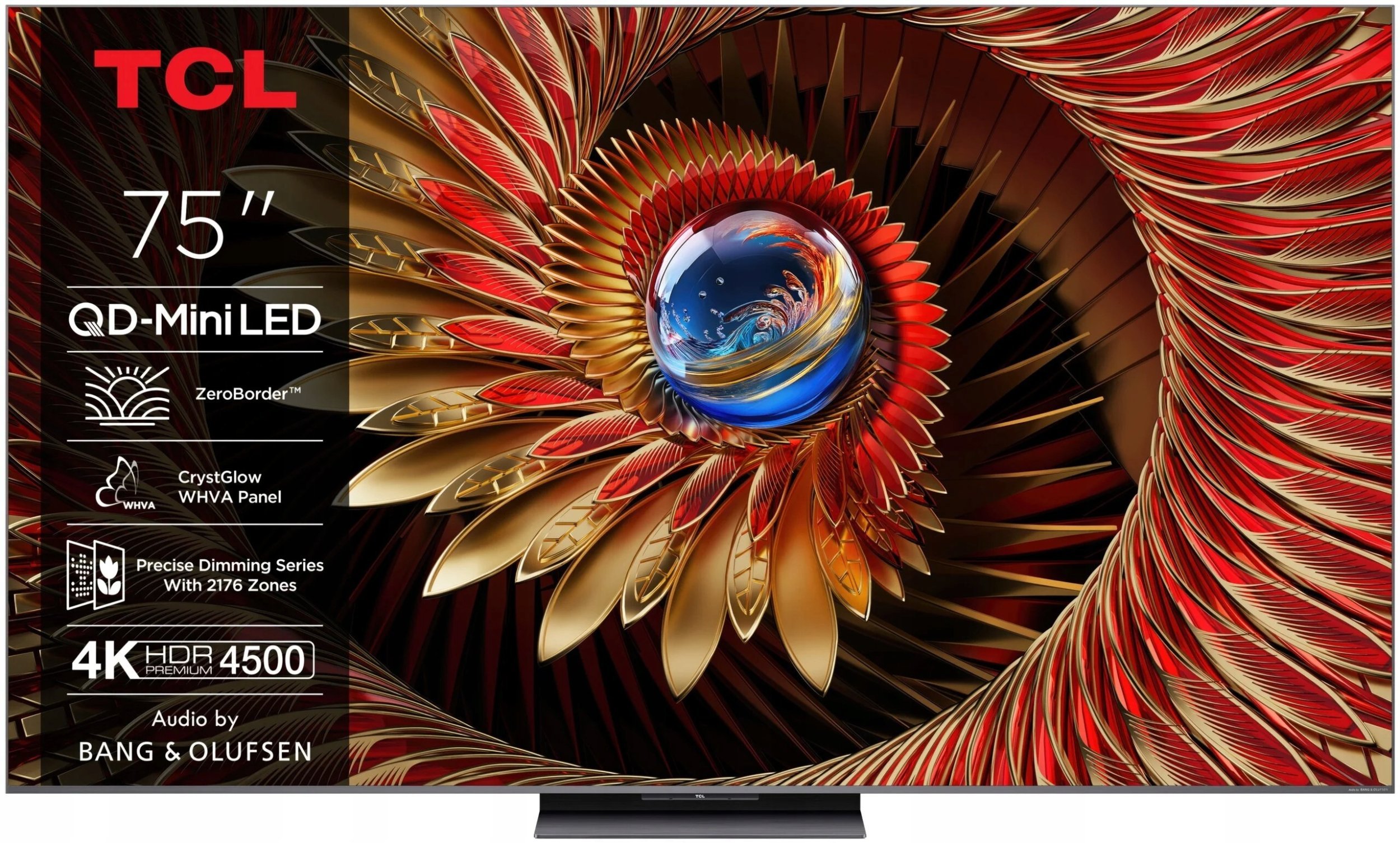Televizor TCL C8K, 75", 4K QD Mini LED, Google TV