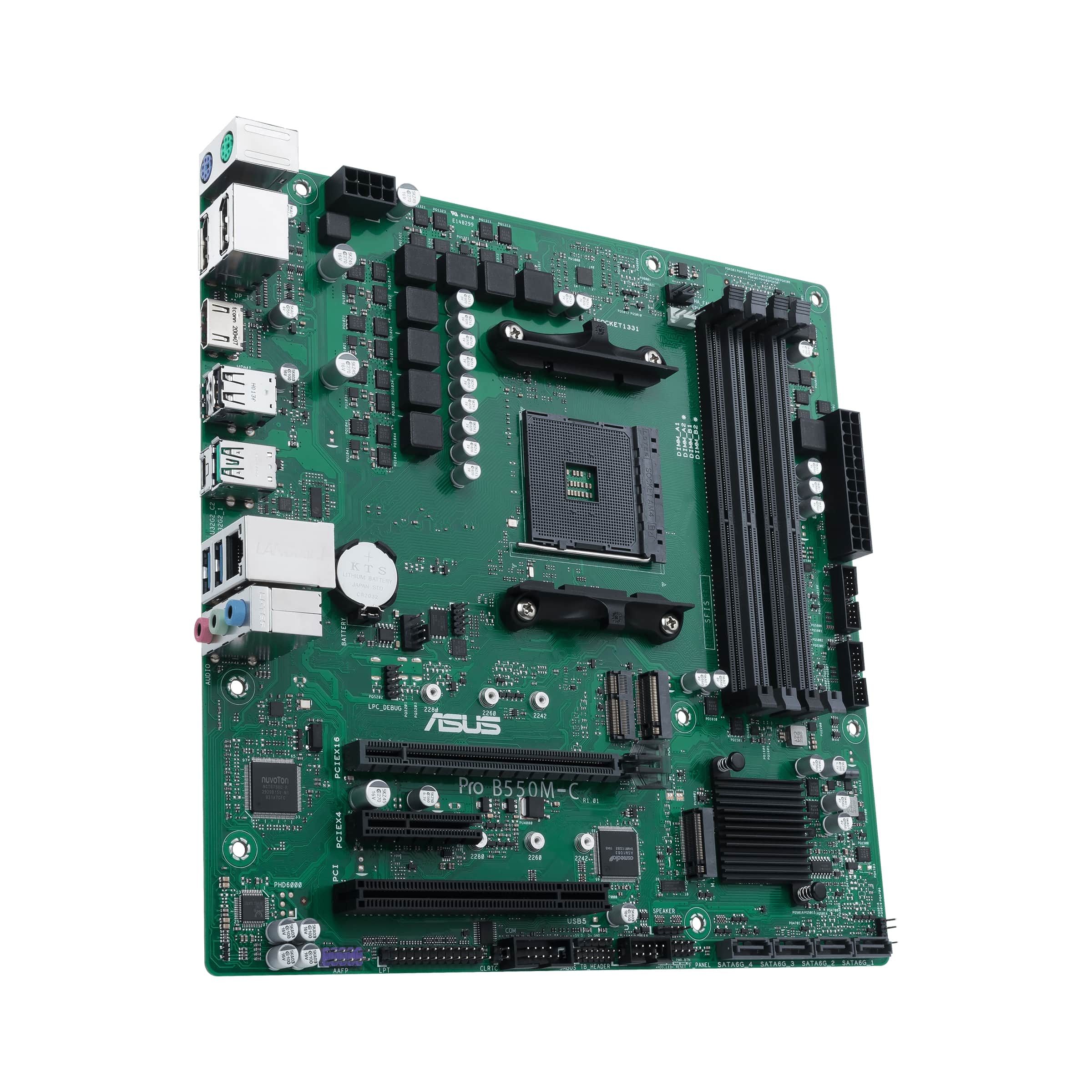 Pllakë amë ASUS PRO B550M-C, CSM, AM4, mATX