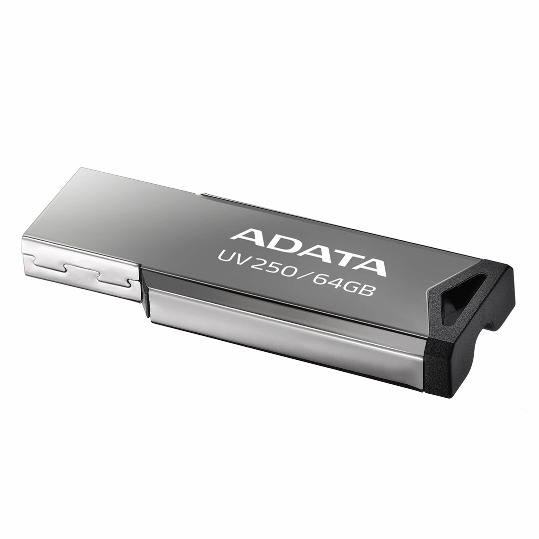 USB ADATA UV250, 64GB, e argjendtë