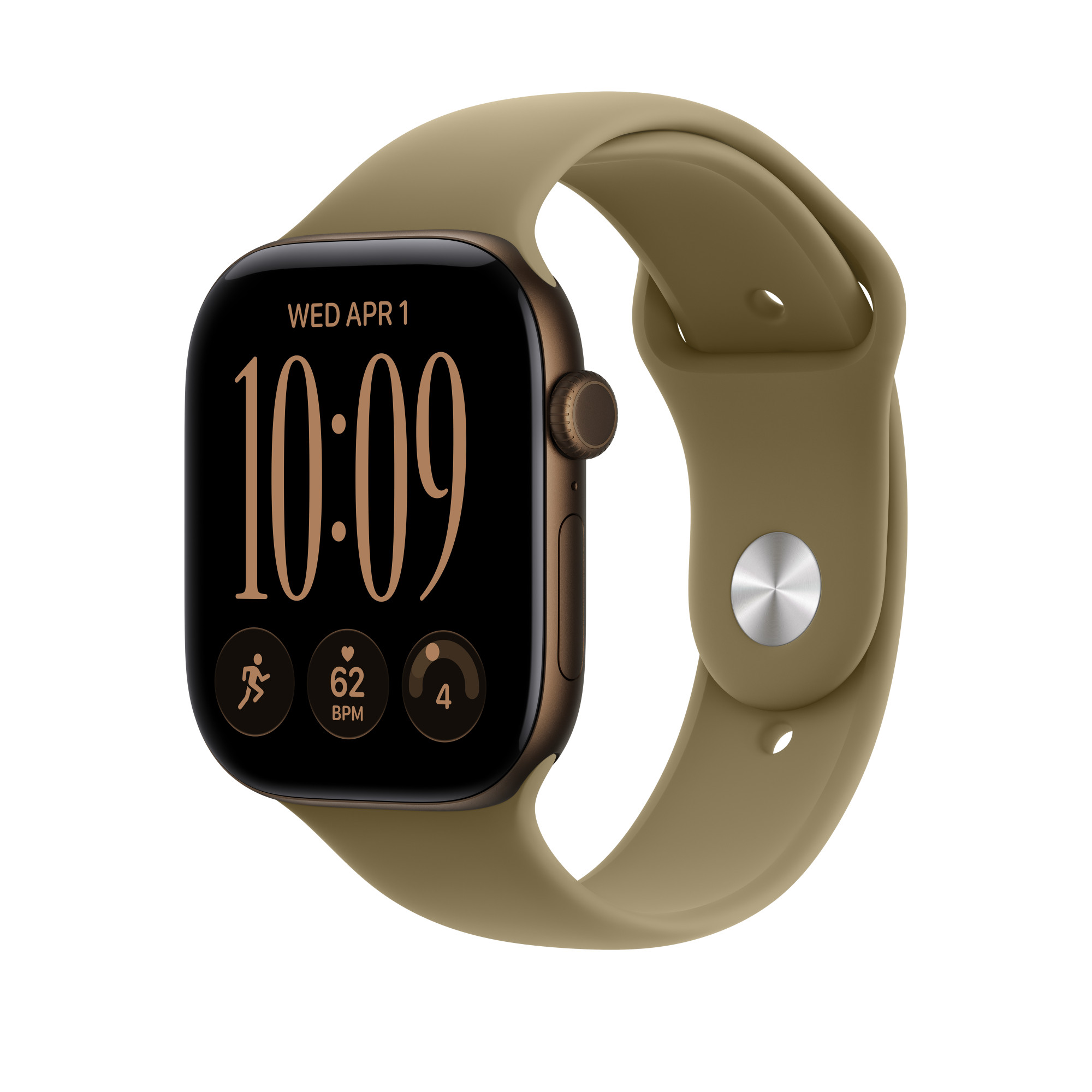 Apple Watch 46mm Olive Sport Band, S/M