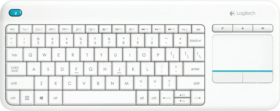 Tastierë Logitech K400 Plus, pa tel, e bardhë, (US) (920-007146)