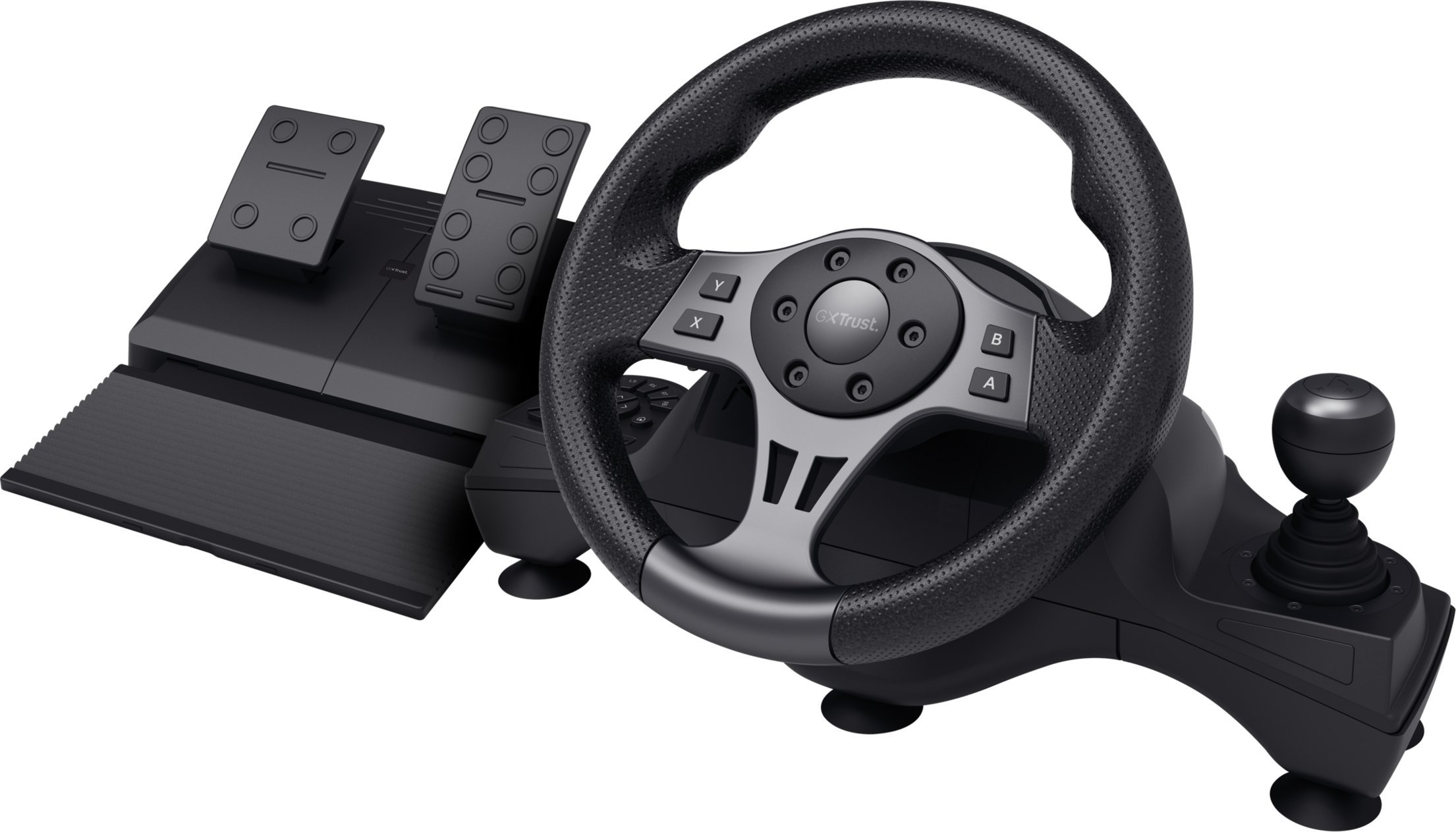 Туркач за игри Trust GXT 289 Movi, USB, со педали, црн
