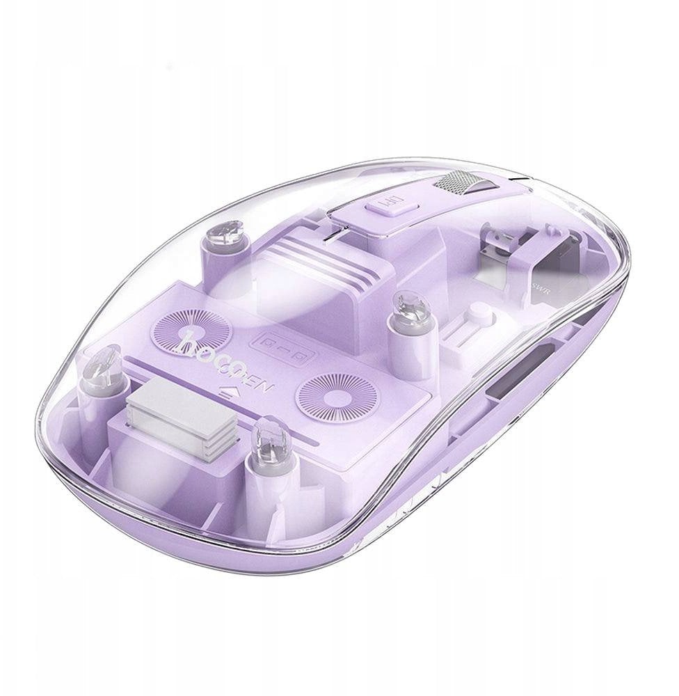 Mi kompjuteri HOCO GM29, wireless Bluetooth 2.4G, 1600 DPI, transparents