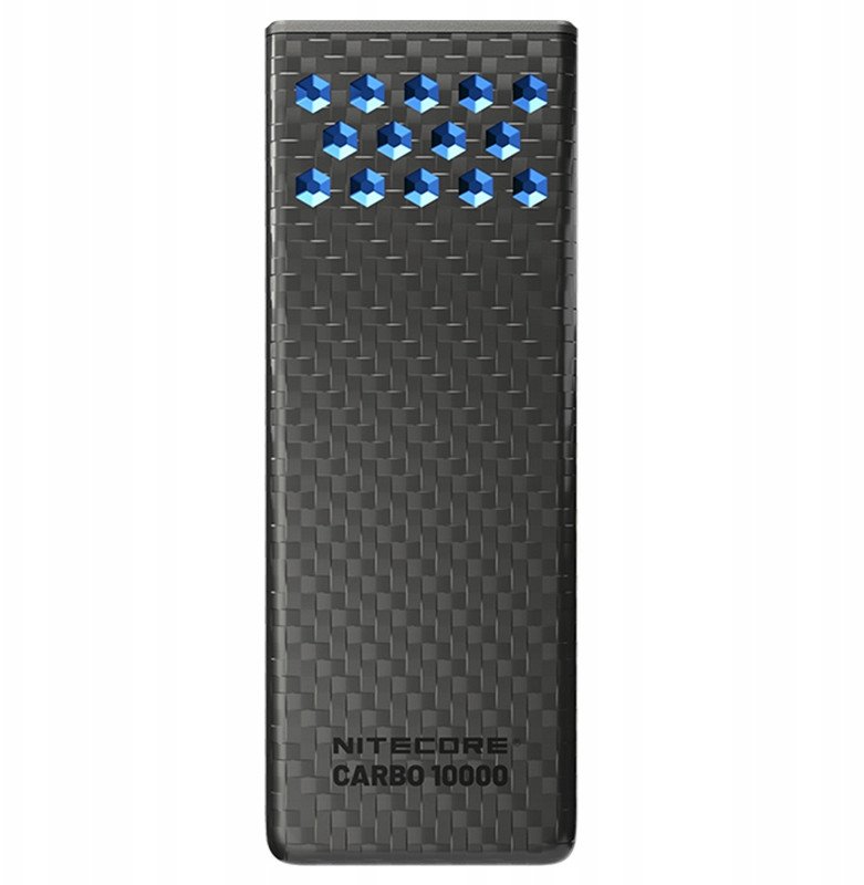 Power bank Nitecore CARBO 10000 Gen2, 10000mAh, me dalje të shpejtë, blu