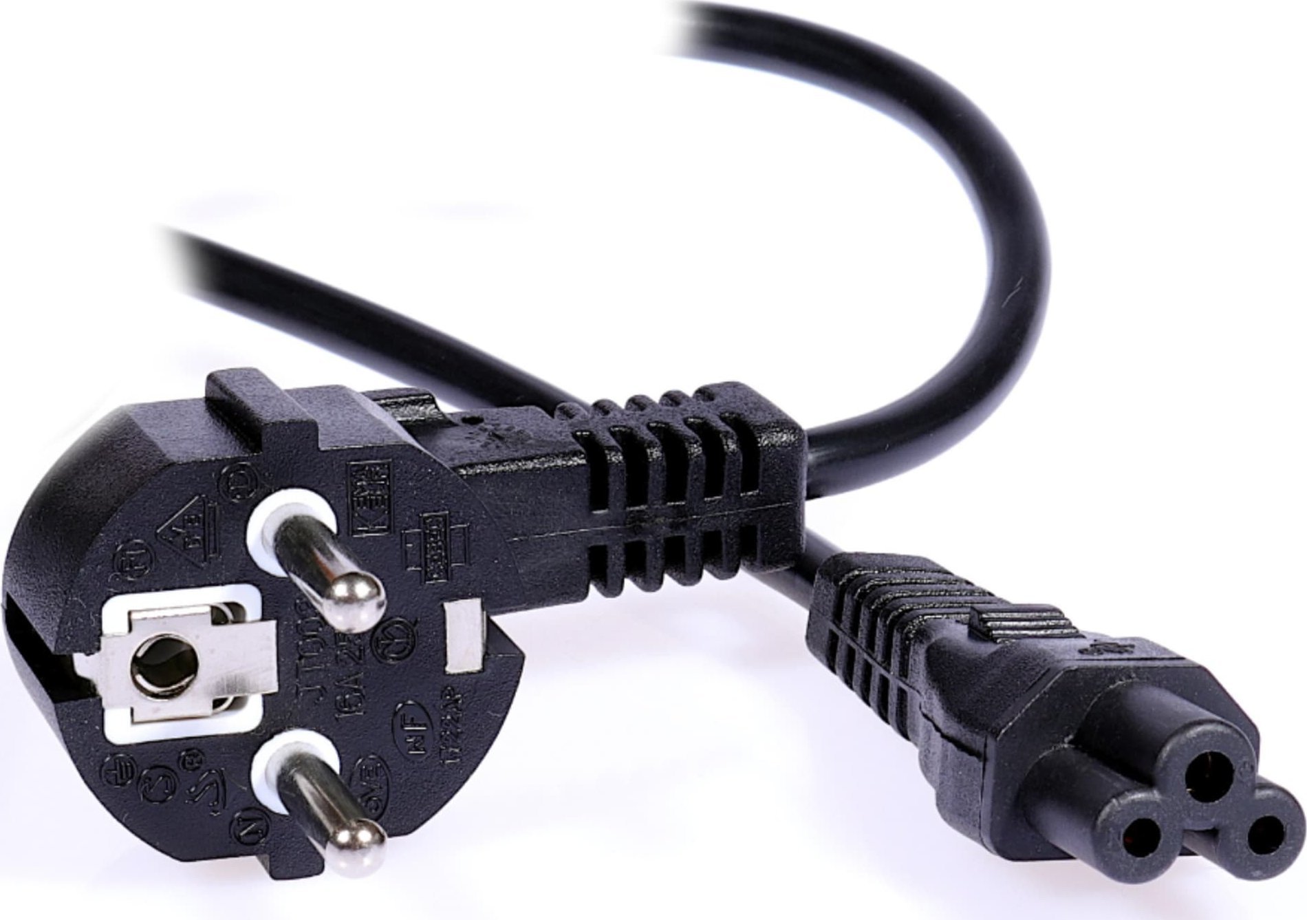 Kabllo rryme Libox LB0176, 1.5m, prizë trekëndëshe, i zi