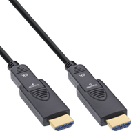 Kabllo HDMI InLine AOC Ultra High Speed, 30m, 8K, me fishekë të shkëputshëm