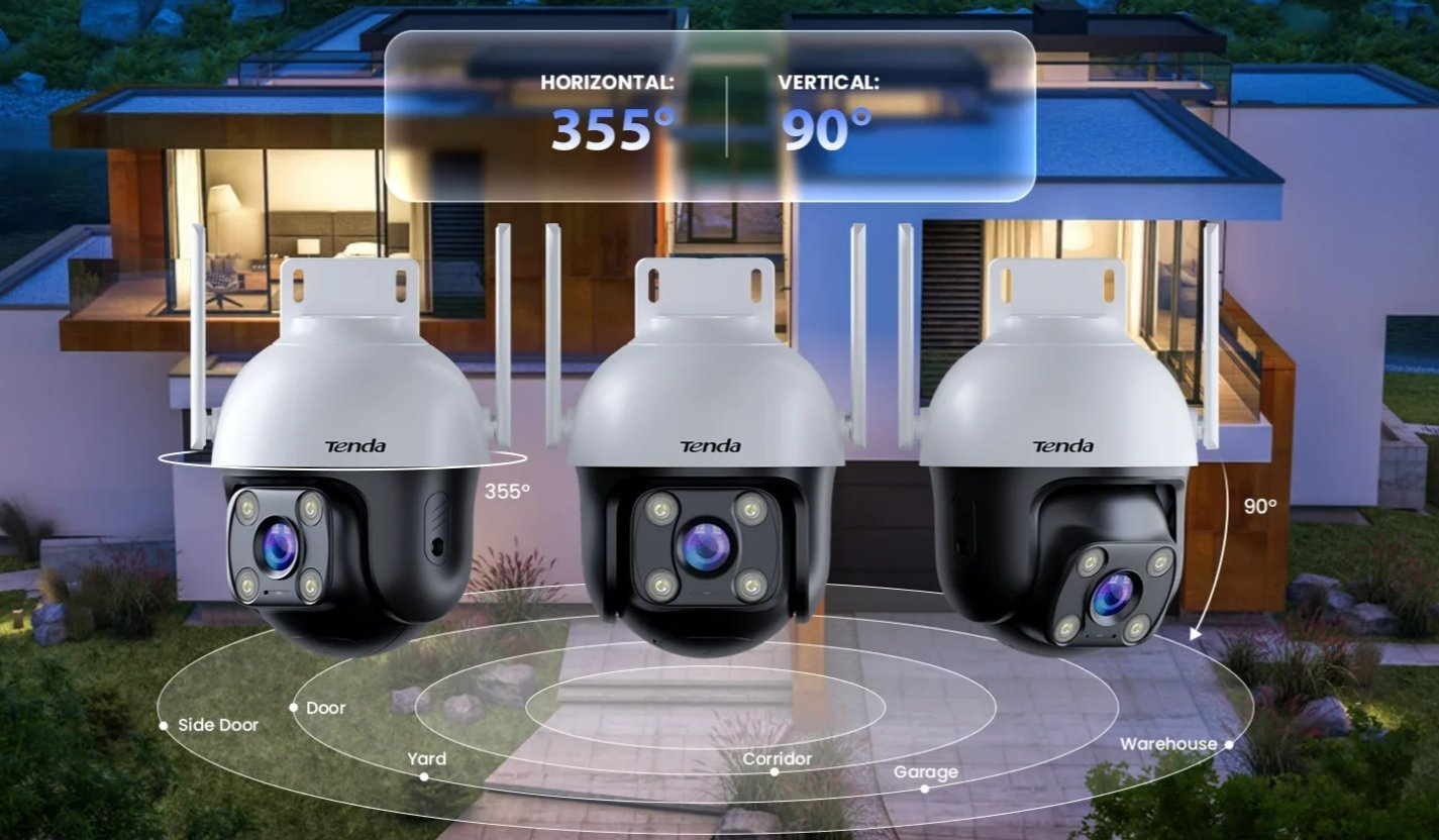 Kamerë sigurie Tenda RH7-WCA, 4MP 2560x1440, IP wireless, e bardhë