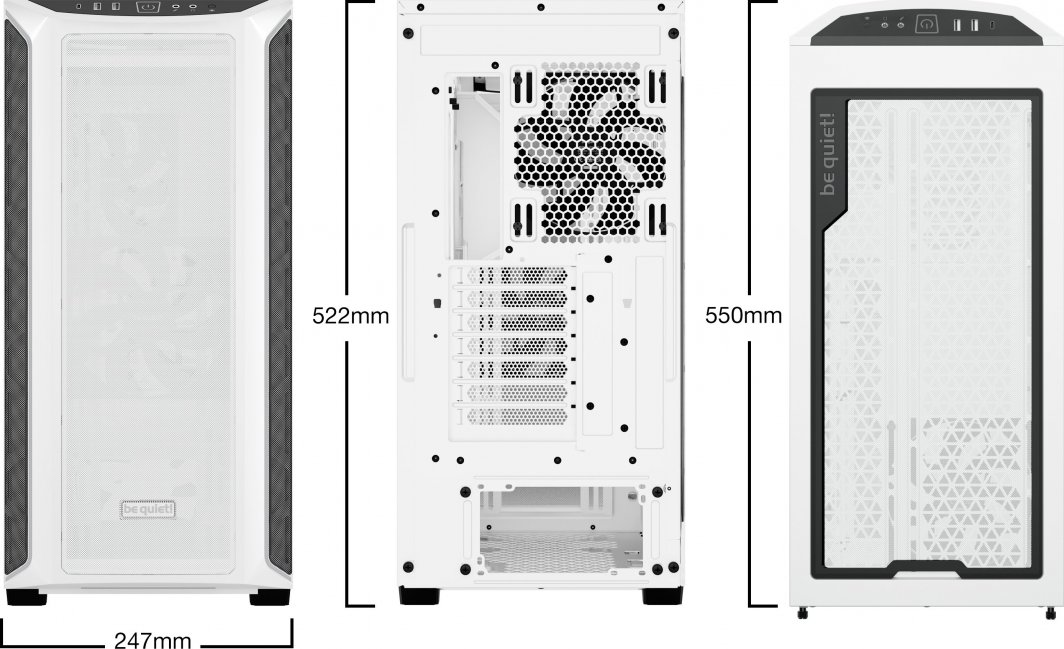 Куќиште за компјутер be quiet! Shadow Base 800 DX, Midi Tower