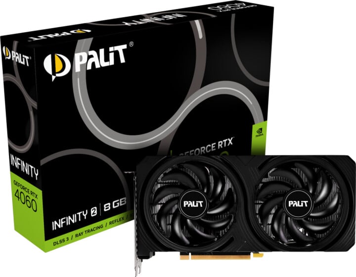 Kartelë grafike Palit GeForce RTX 4060 Infinity 2 8GB GDDR6