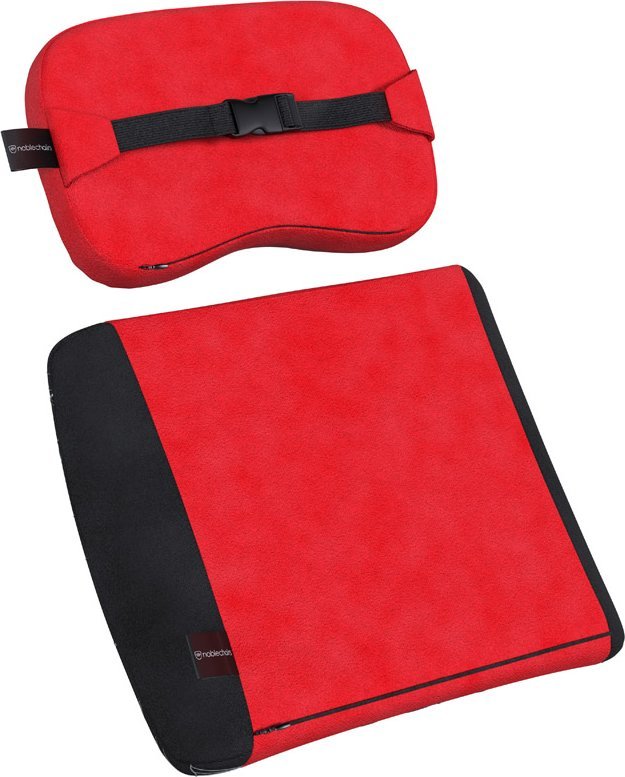 Set jastëkësh gaming Noblechairs Memory Foam, Spider-Man Edition, për qafë dhe mesit, të kuq