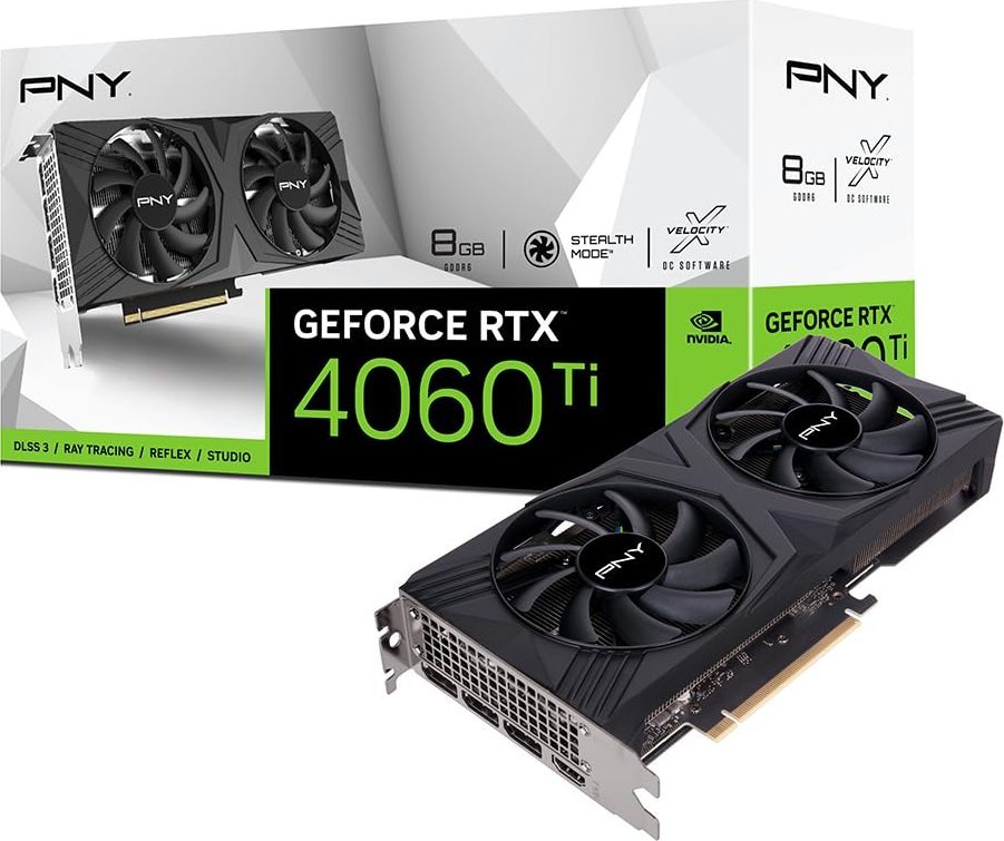 Kartelë grafike PNY GeForce RTX 4060 Ti Verto Dual Fan 8GB GDDR6