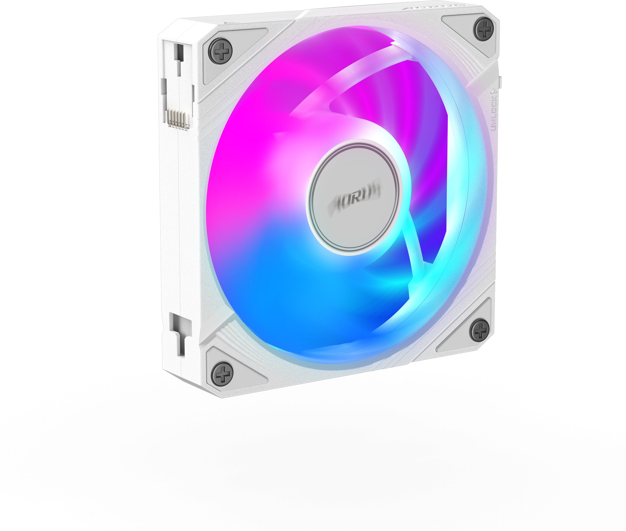 Ventilator kasë GIGABYTE AORUS EZ CHAIN FAN 120 ICE, 120mm, ARGB, i bardhë