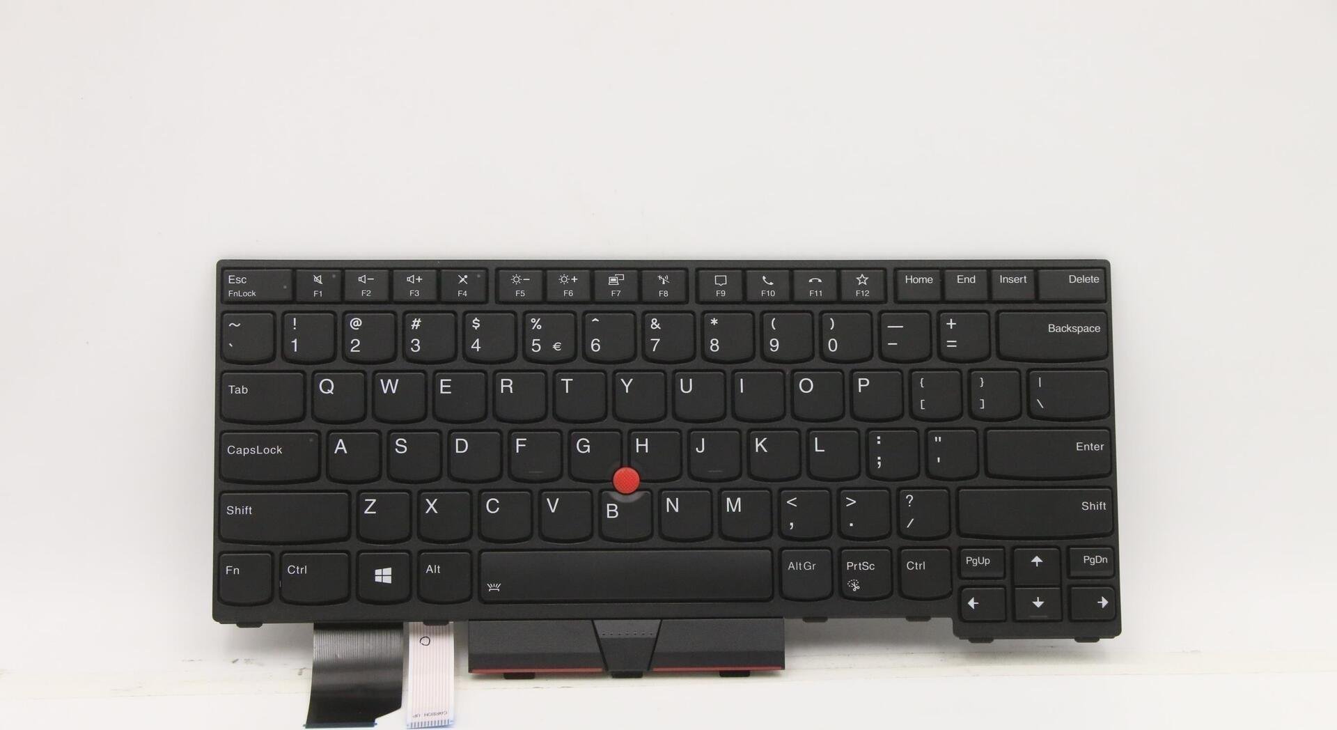 Tastierë Lenovo Full-size, layout portugalisht, e zezë