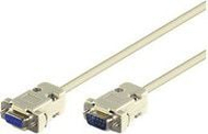 Kabllo seriale MicroConnect SCSEHN5, DB9 mashkull femër, 5m, e bardhë