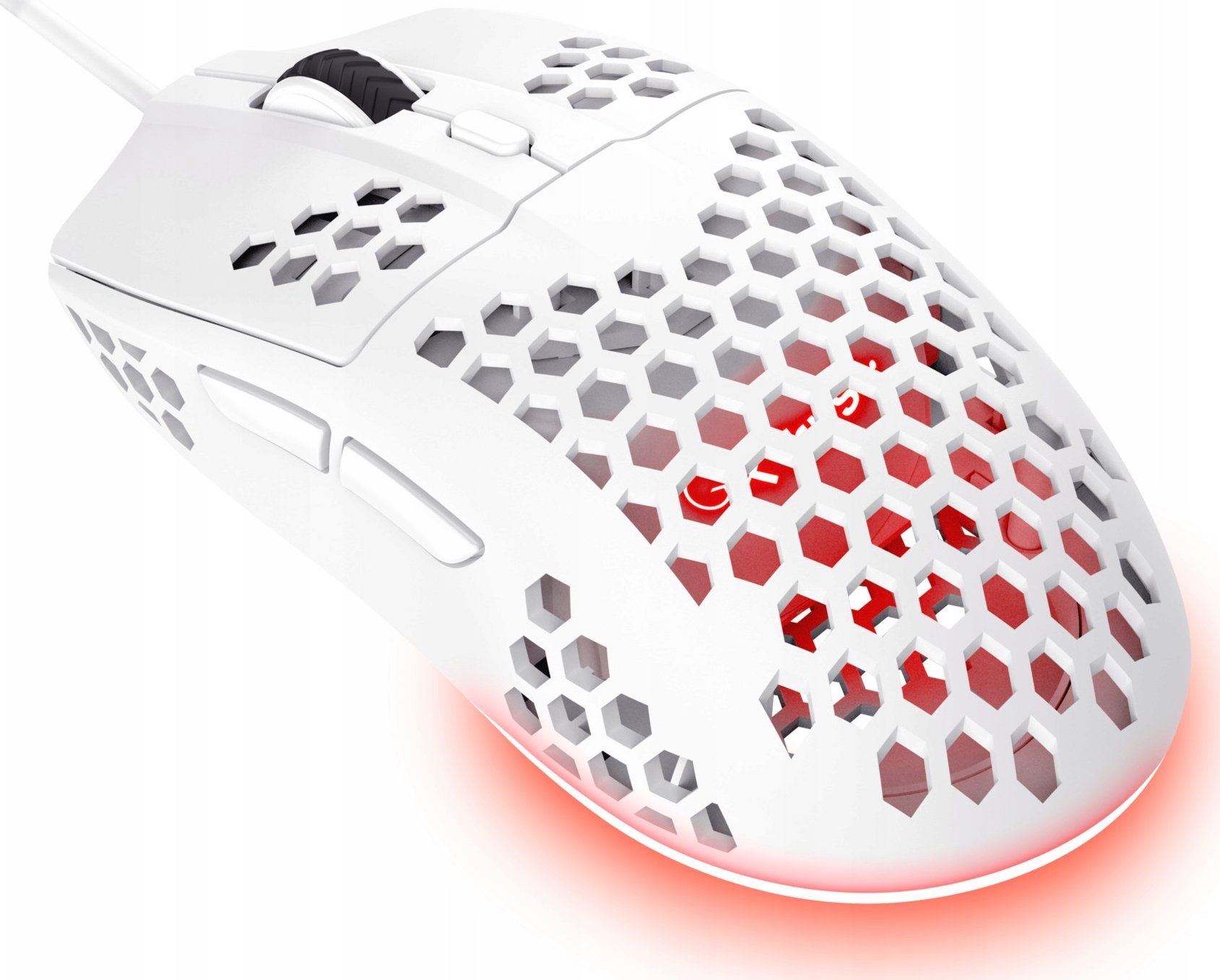 Maus gaming Trust GXT 928 Helox, USB, optik, i bardhë