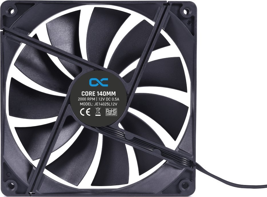 Ventilator kasti Alphacool Core 140mm 24853, PWM 4 pin, i zi