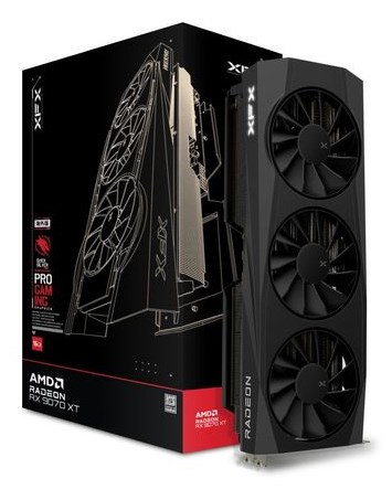 Kartelë grafike XFX RX 9070 XT, 16 GB, GDDR6, e zezë