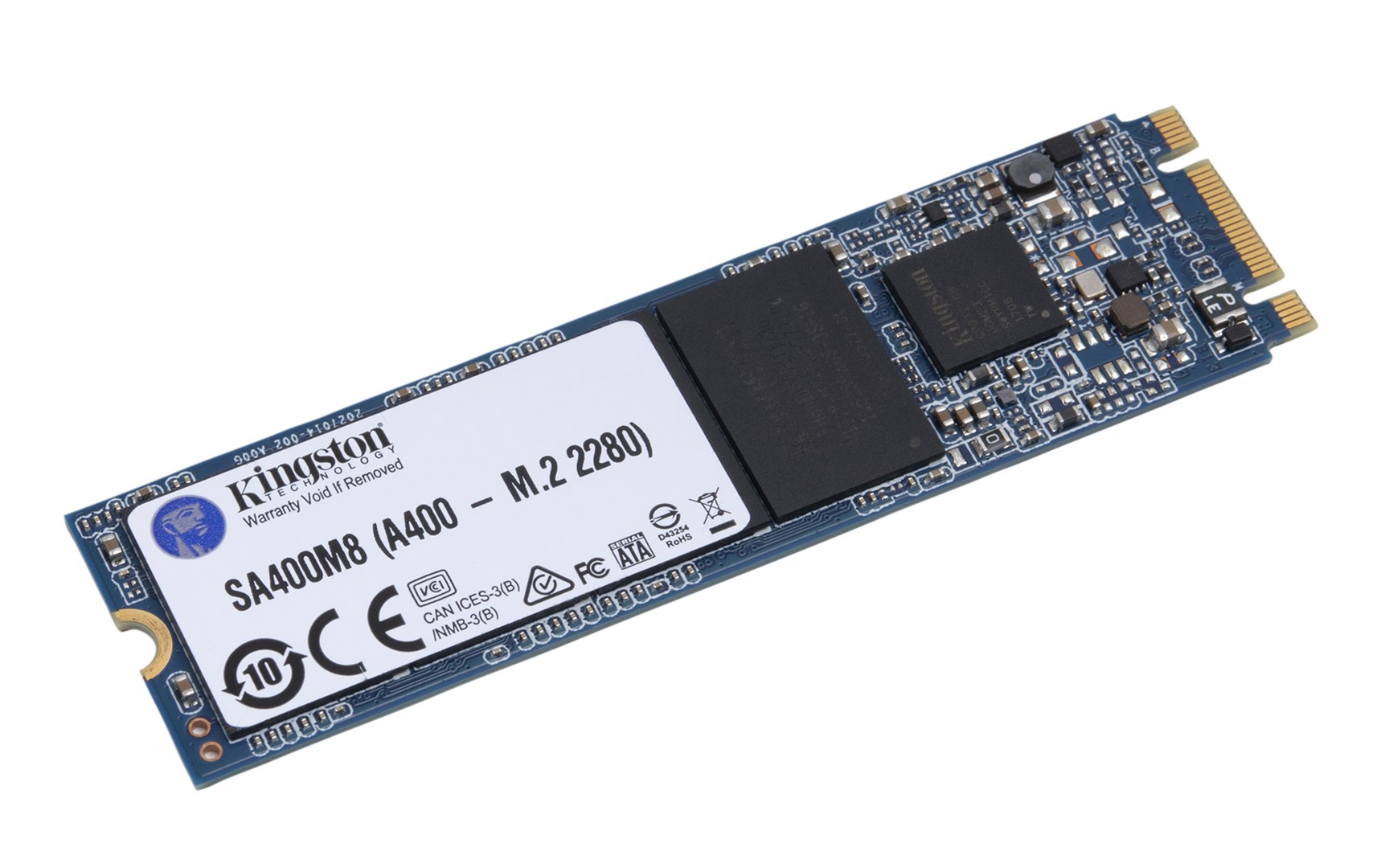 SSD i brendshëm Kingston A400, 480GB, M.2, e zezë