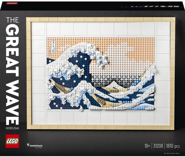 Set LEGO® Art 31208 Hokusai - The Great Wave, 1810 pjesë