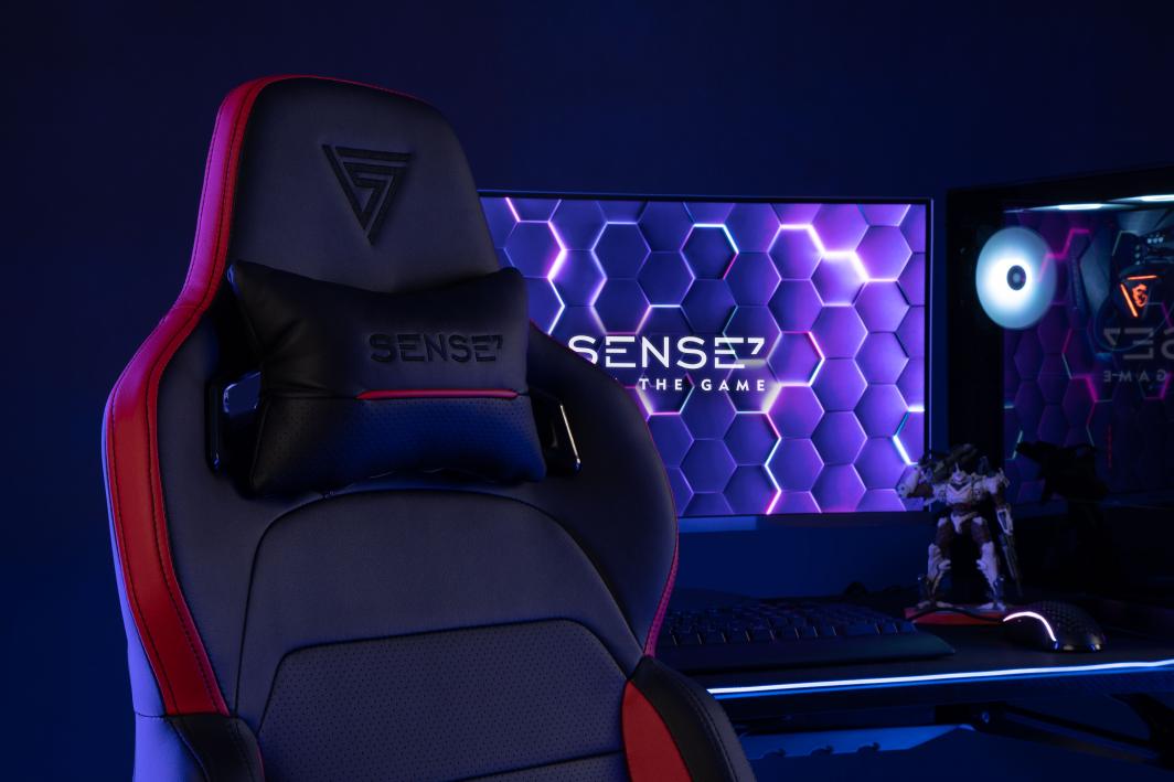 SENSE7 Фотелја Sentinel, црвена