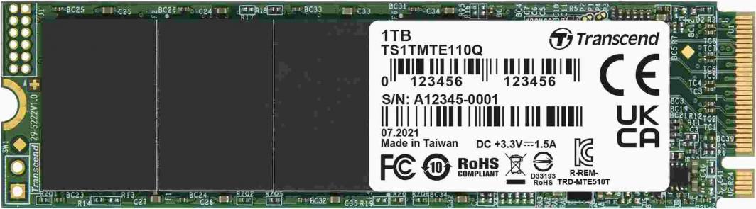 Disk SSD Transcend 110Q, 1TB, M.2 2280 PCI-E x4 Gen3 NVMe