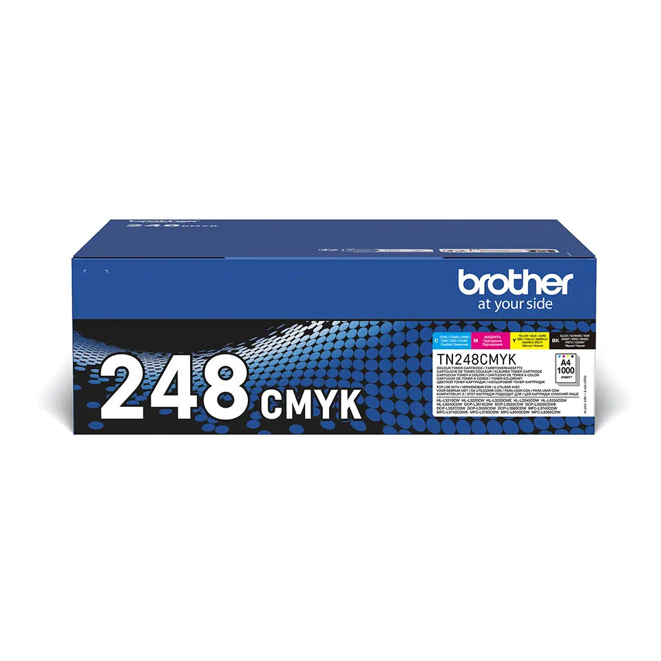 Set toner Brother TN-248VAL, cyan/magneta/i verdhë/i zi