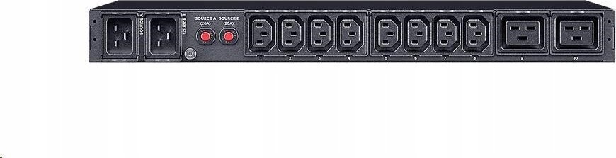 Njësi shpërndarëse energjie CyberPower PDU24005, 10 porta AC, 1U, e zezë