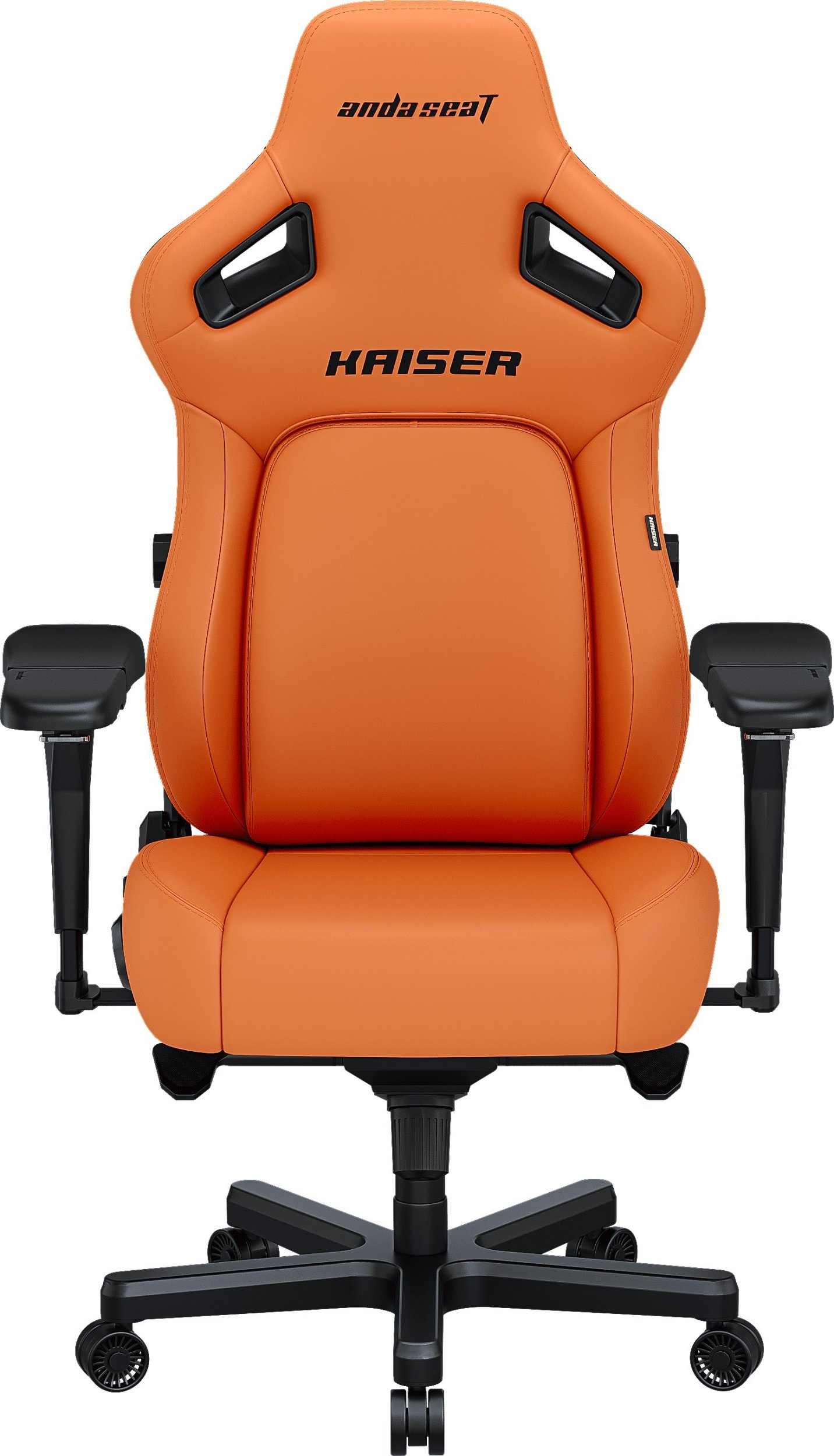 Karrige gaming AndaSeat Kaiser 4 Blaze Orange, madhësia L, lëkurë PVC premium, portokalli