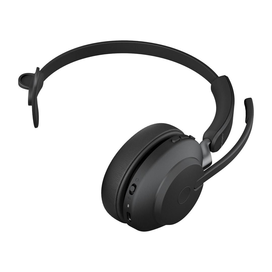 Kufje Jabra Evolve2 65 UC Mono, USB Type-C, Bluetooth, e zezë