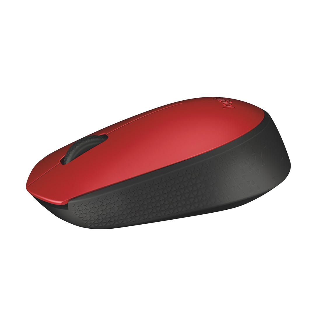 Maus Logitech M170, RF Wireless, i kuq