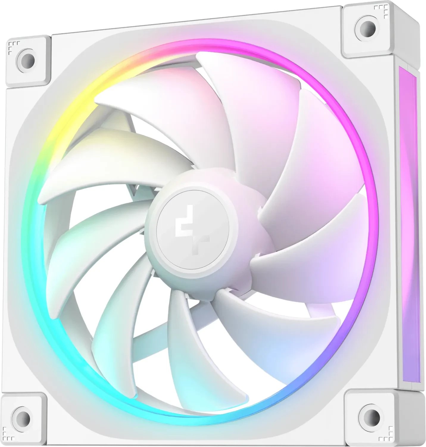 Ventilator kasë DeepCool FL12 WH, 120mm, FDB, i bardhë