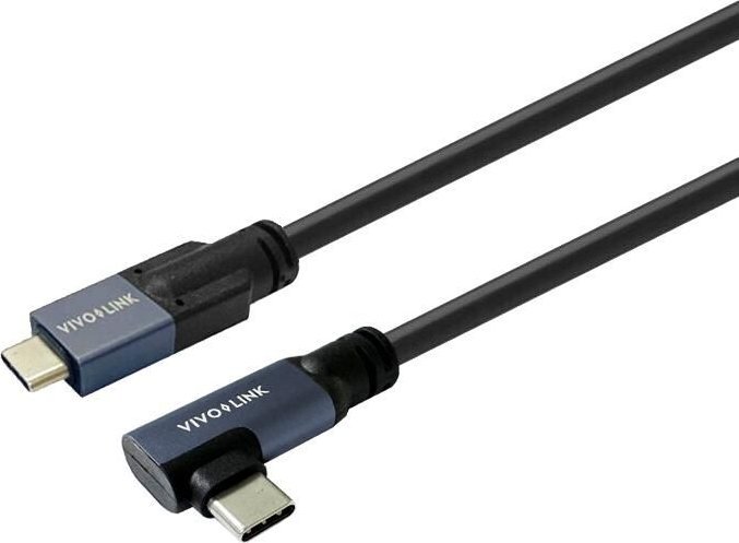 Kabllo USB C Vivolink PROUSBCMM2A, 100W, për të dhëna dhe video, e zezë