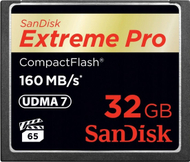 SanDisk Extreme PRO CompactFlash мемориска картичка, 32GB