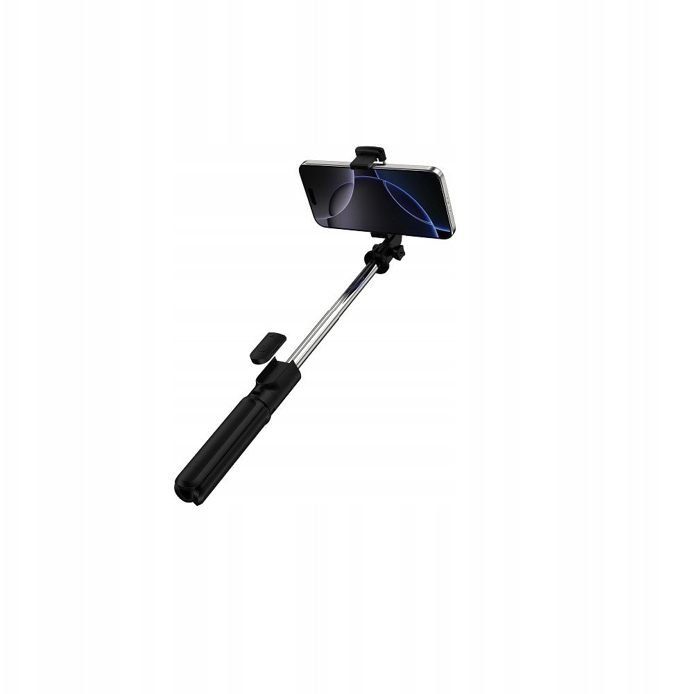Shkop selfie me tripod Devia Multi Function Portable, i palosshëm, portativ, i zi
