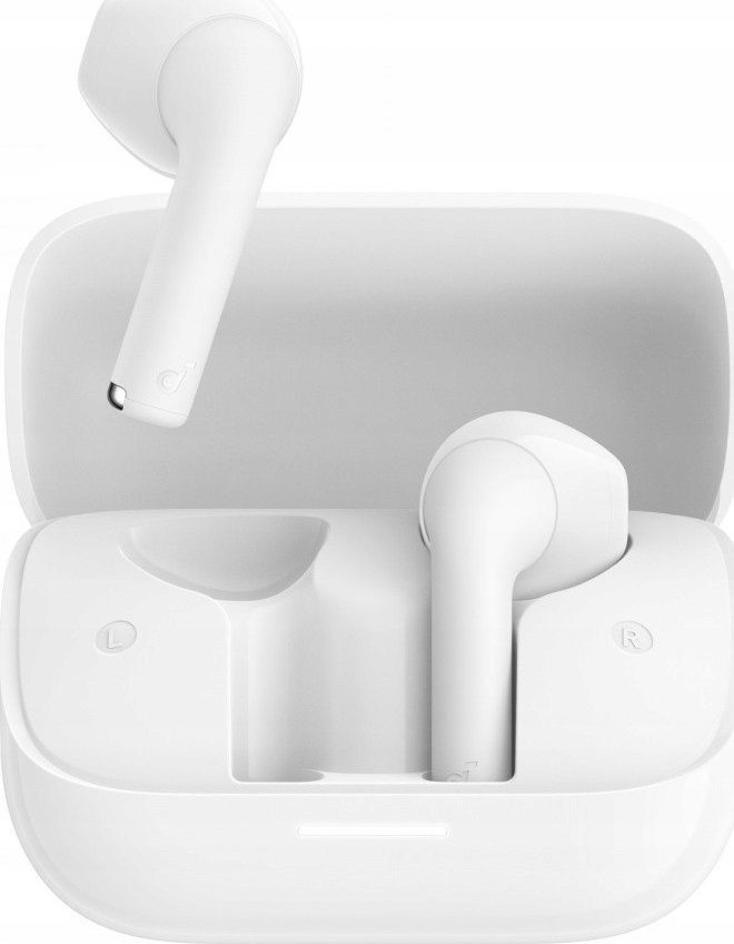 Kufje wireless Anker Soundcore K20i, true wireless, me kuti karikimi, të bardha