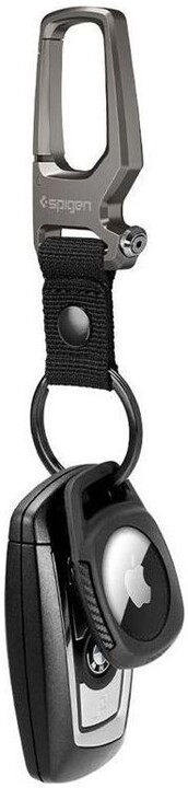 Këllëf Spigen Rugged Armor për Apple AirTag, i zi