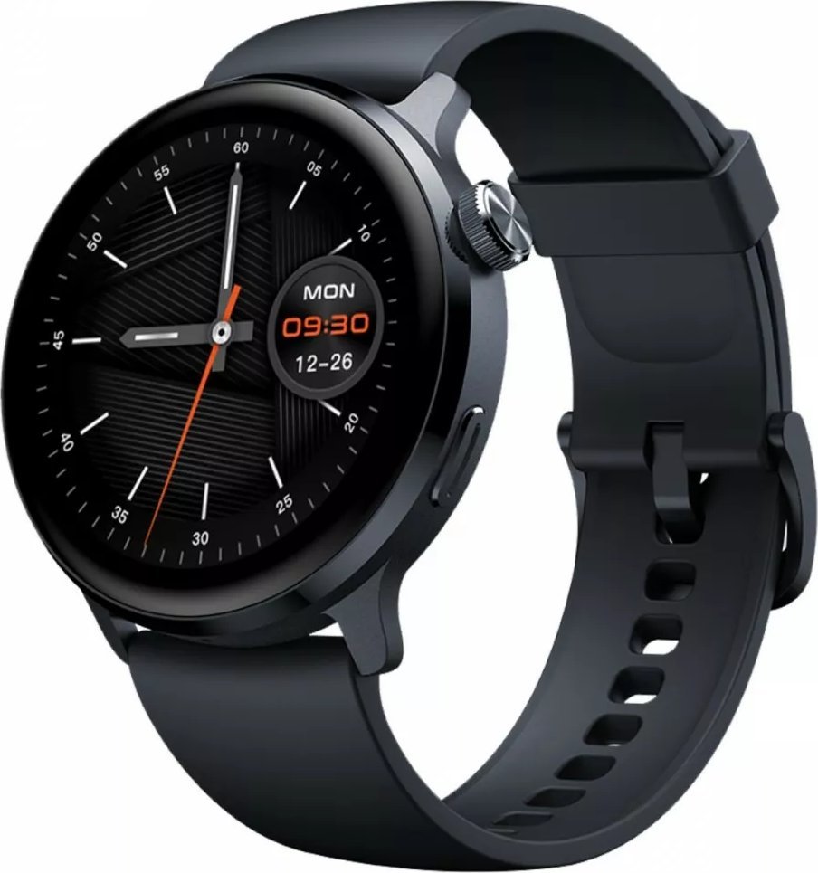 Паметен часовник Mibro Lite 2, екран 1.3" AMOLED, 60 спортски режими, црн