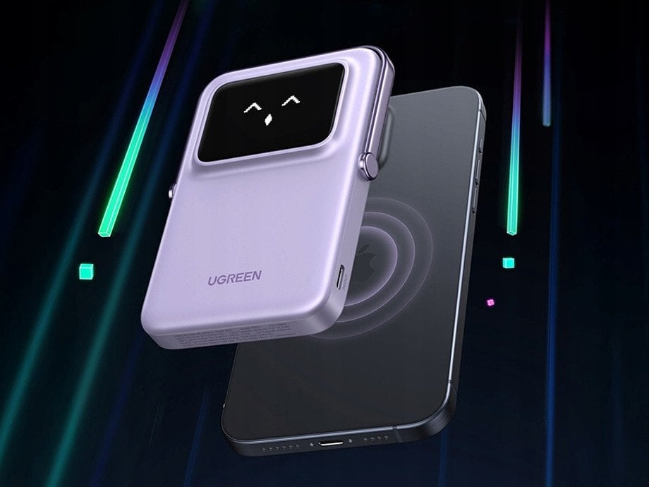 Power bank magnetik Ugreen Mag, 5000mAh, pa kabllo, lejla