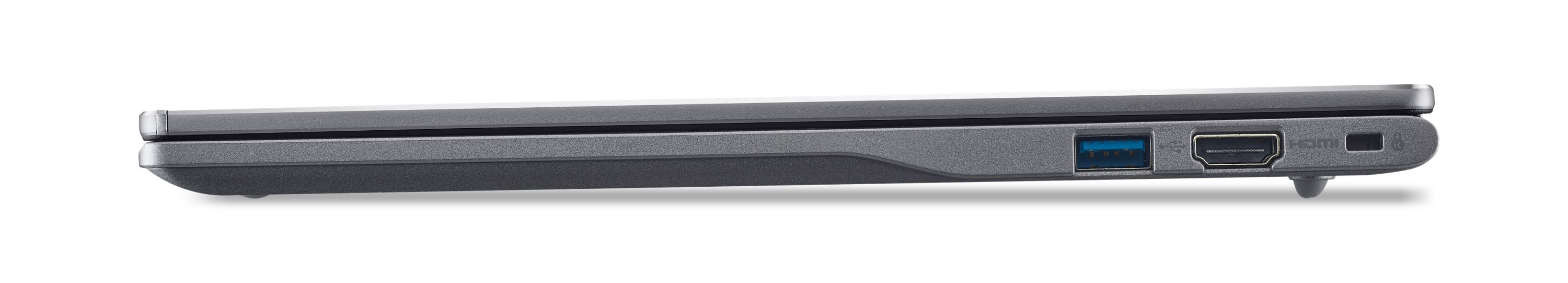 Laptop Acer Chromebook Plus 514 CB514 5HT 503H, 14" WUXGA prekje, 16GB RAM 256GB SSD, gri