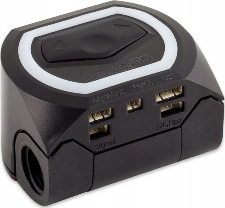 Sensor rrjedhje uji Aquacomputer High Flow NEXT G1/4, ekran OLED, RGB, i zi